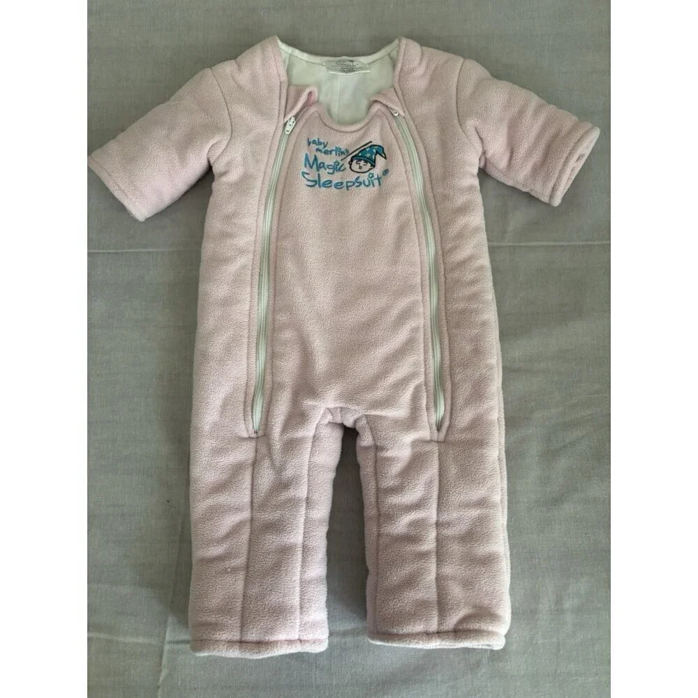 Baby Merlins Magic Sleep suit cotton Small 3-6 Months 12-18 lbs